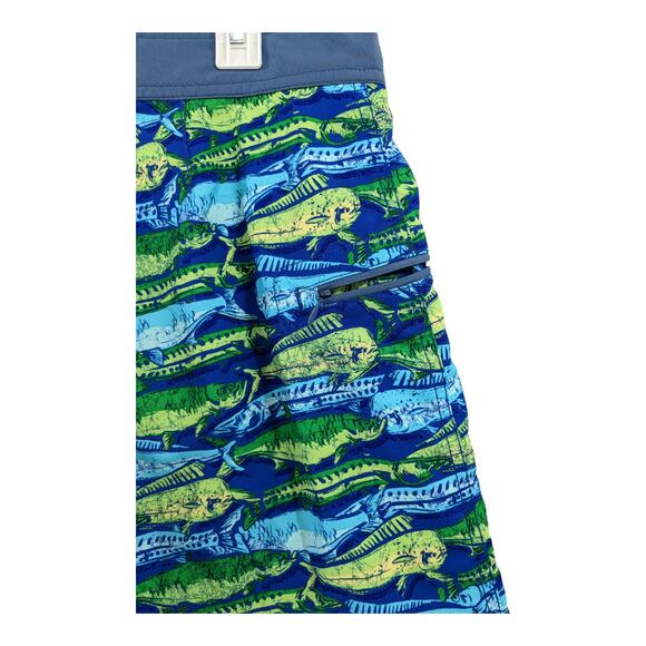 Vineyard Vines Swim Trunks 34‎ Blue Fish Beach Outdoor Board Shorts Beach Pool - Picture 4 of 12